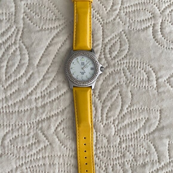 ESQ by Movado Women\'s Wristwatch Diamond Swiss Made \